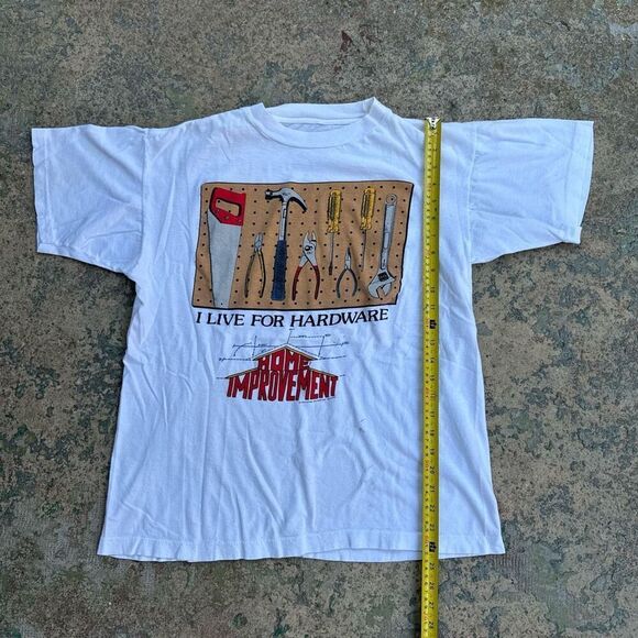 RARE 90’s Home Improvement “Live For Hardware” Vintage Single Stitch Shirt - Picture 1 of 4